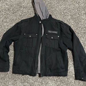 Harley Davidson riding coat with removable hoodie liner.